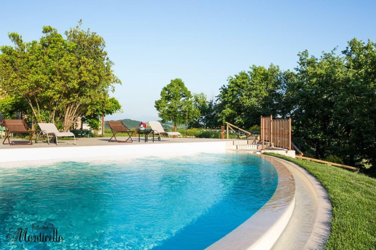 Agriturismo Fattoria Di Monticello San Venanzo Eksteriør billede